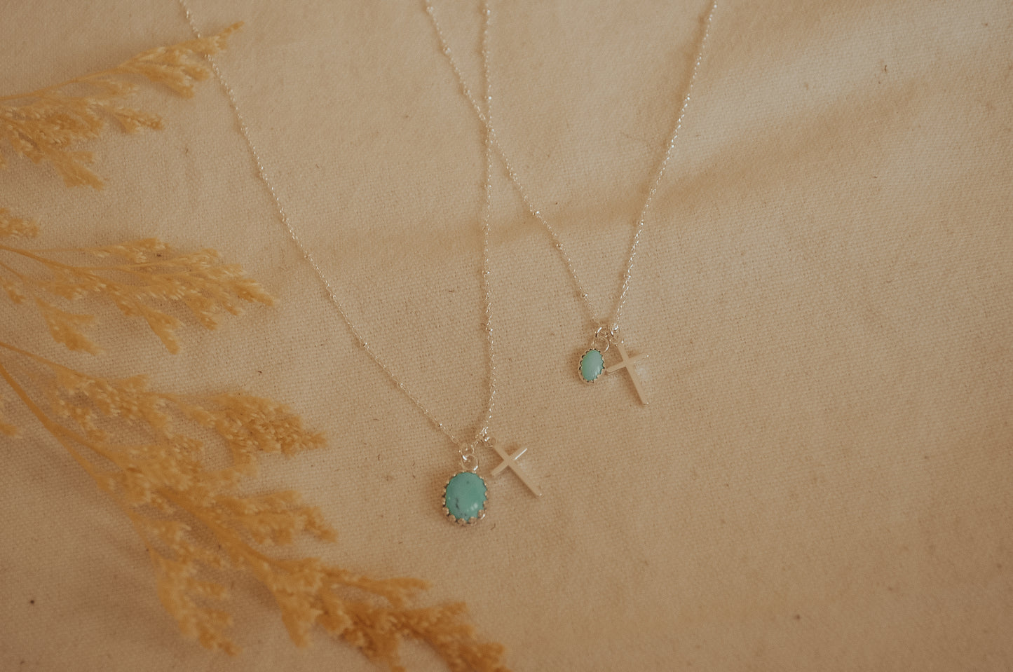 The Silver Abide Necklaces