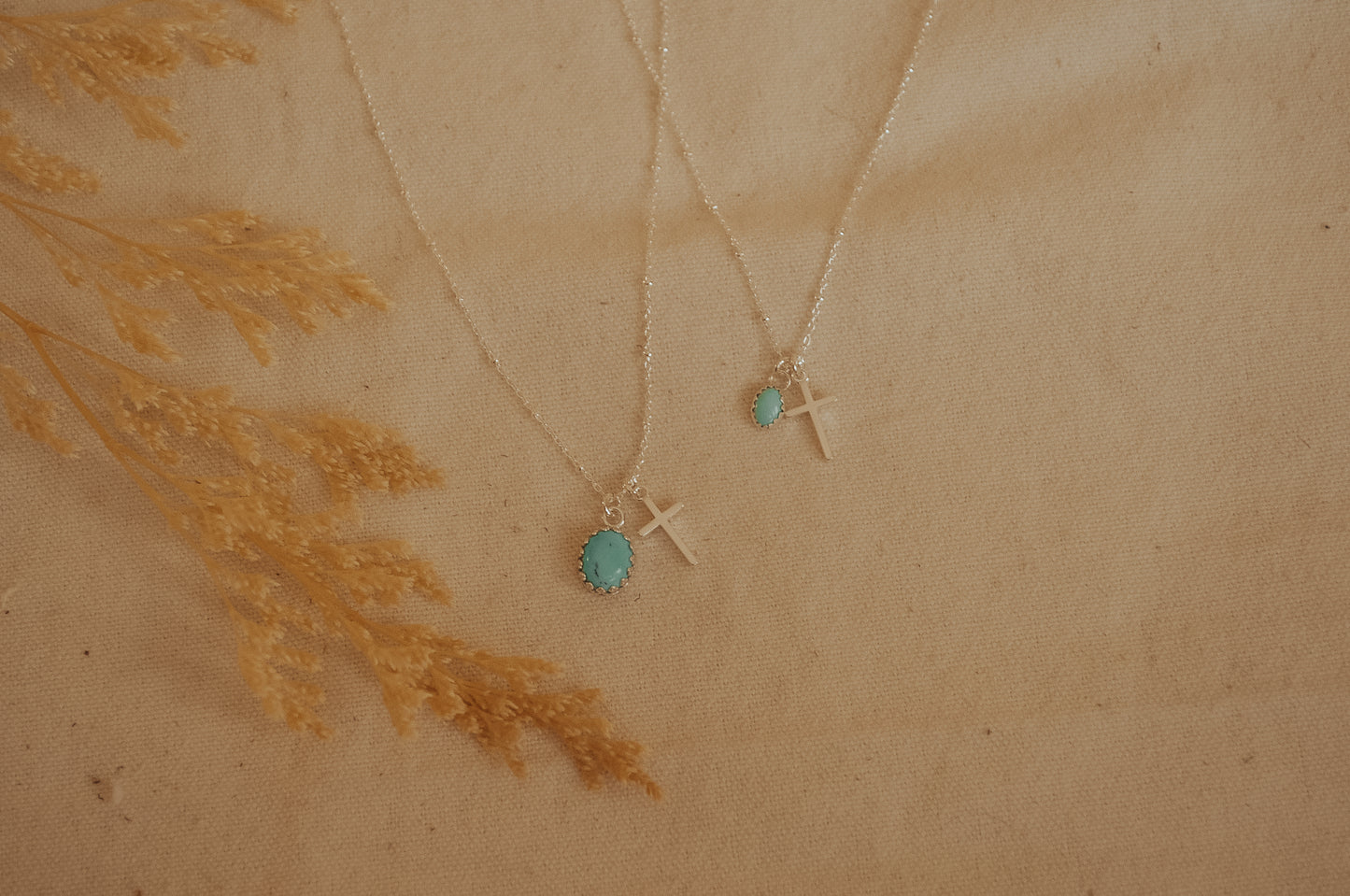 The Silver Abide Necklaces