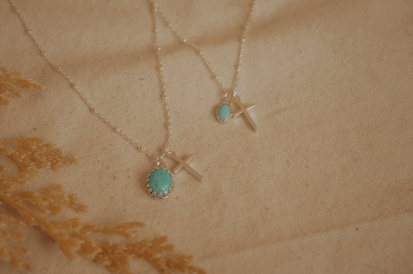 The Silver Abide Necklaces