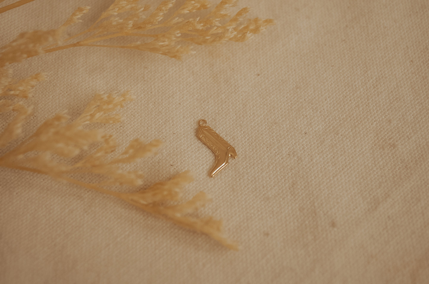 The Gold Fill Cowboy Boot Charm
