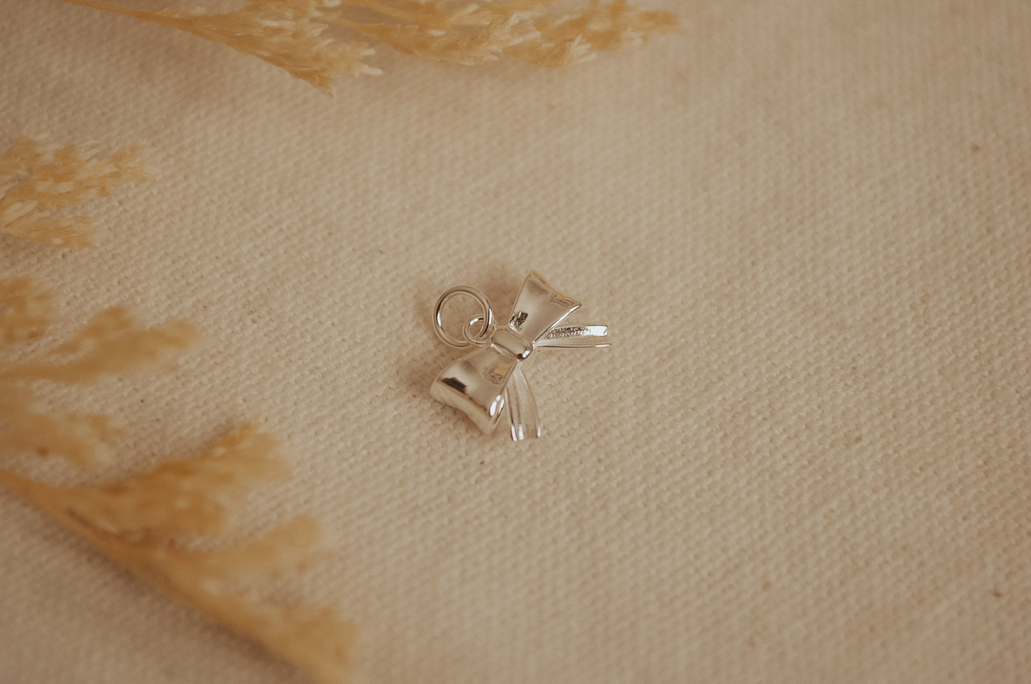 The Sterling Silver Bow Charm