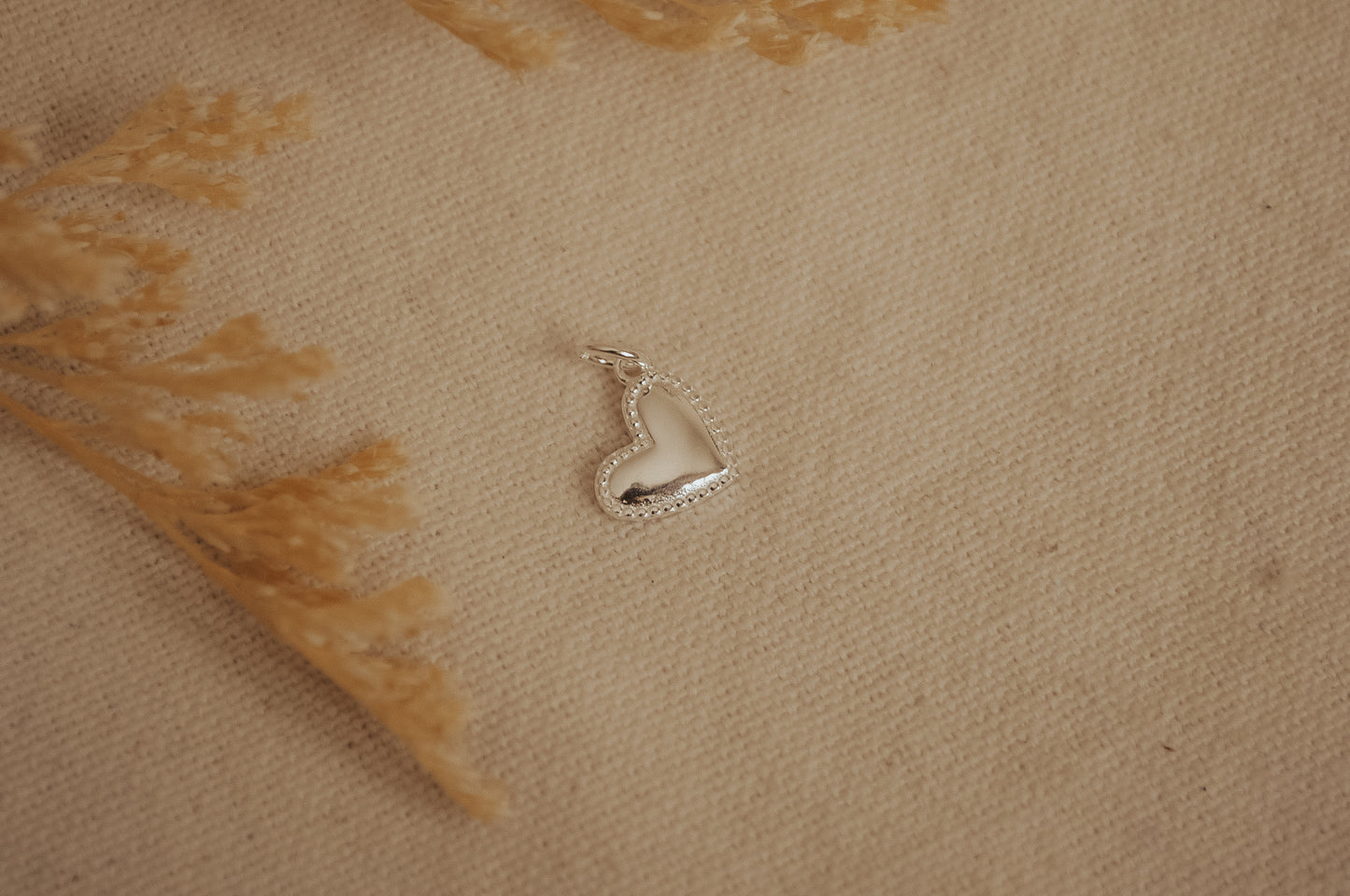 The Sterling Silver Heart Charm