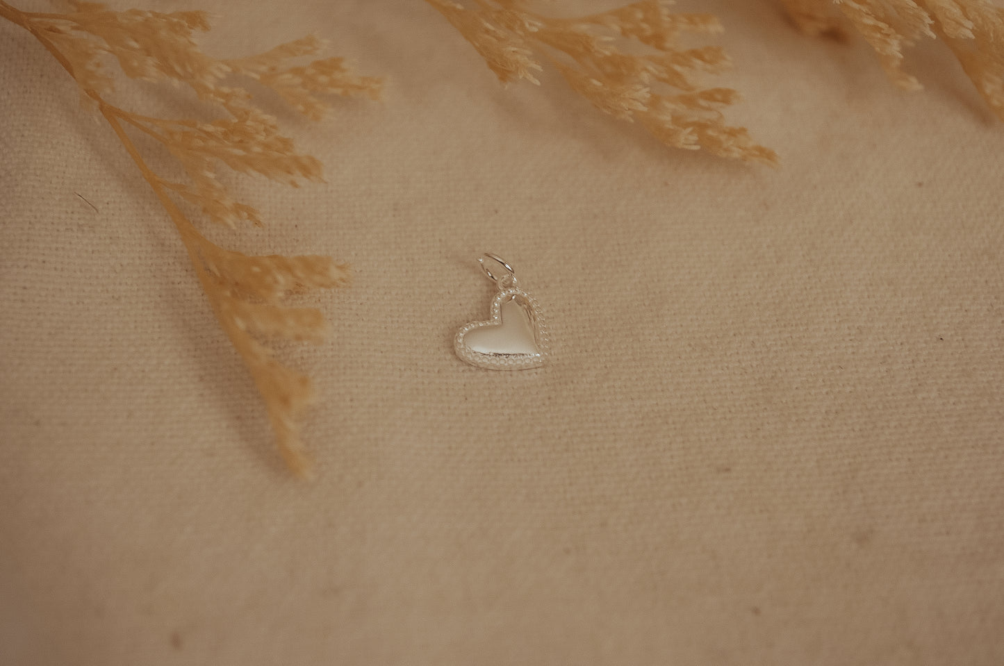 The Sterling Silver Heart Charm