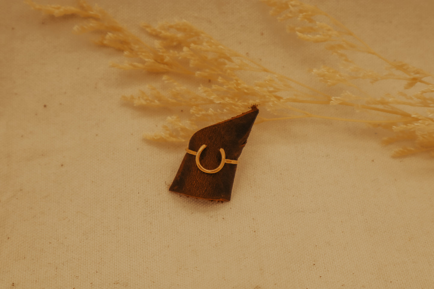 The Horseshoe Ring - Gold-Fill