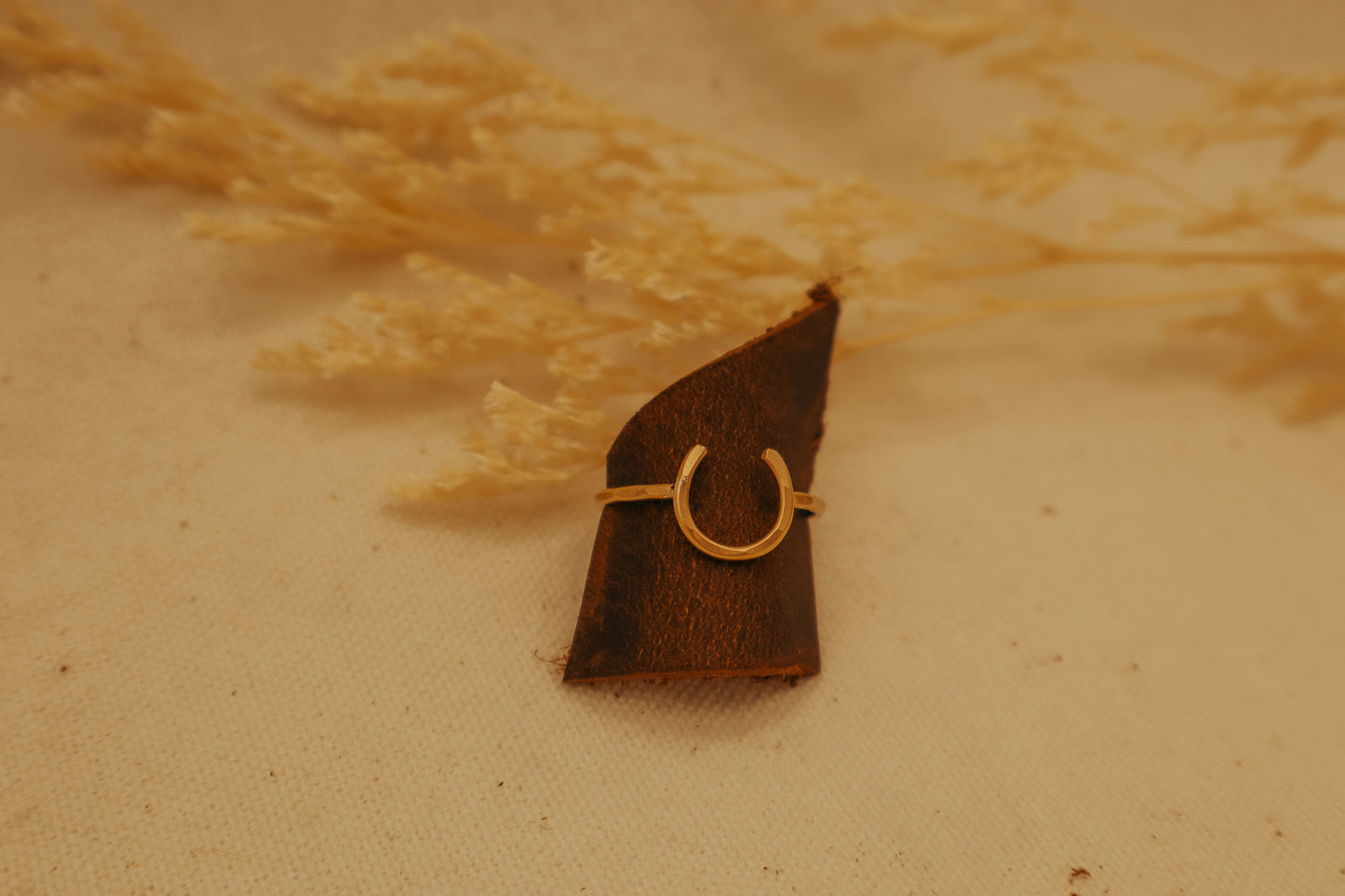 The Horseshoe Ring - Gold-Fill
