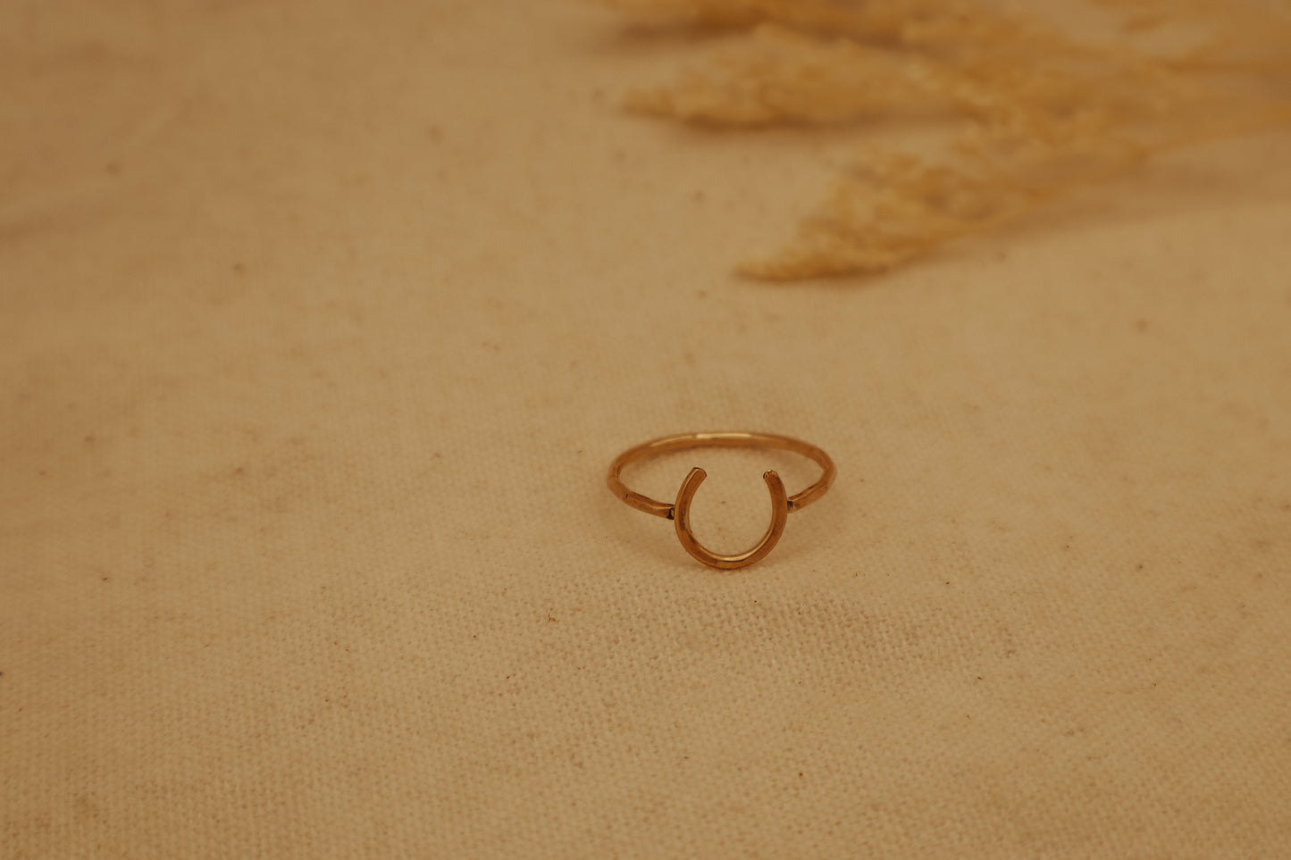 The Horseshoe Ring - Gold-Fill