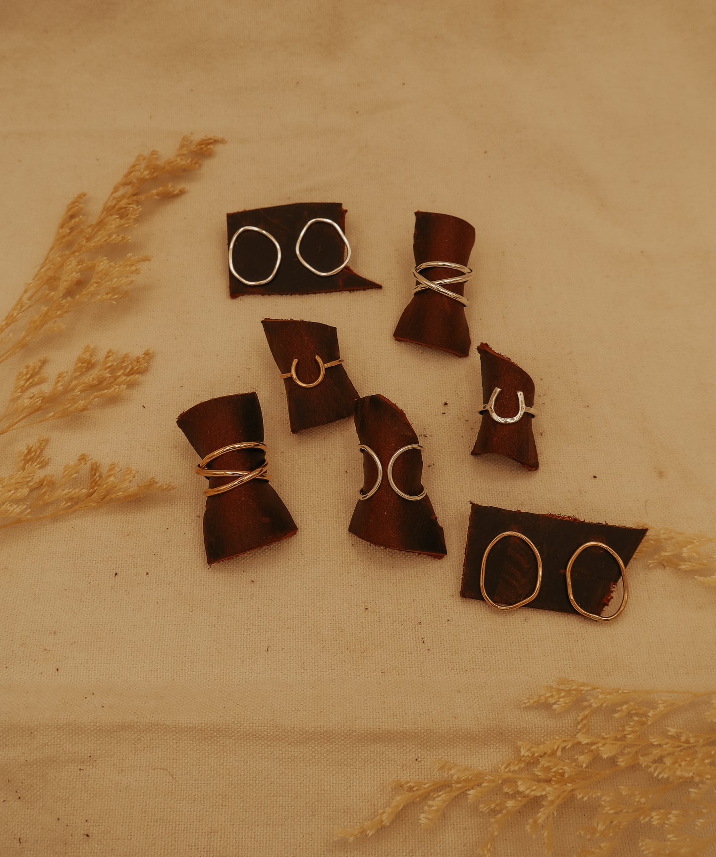 The Cecelia Studs - Gold-Fill