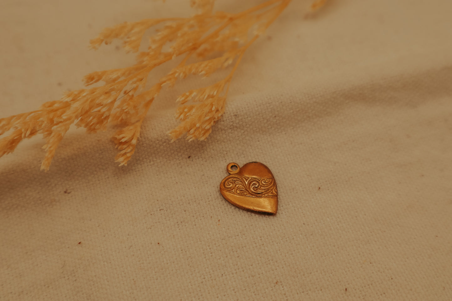The Engraved Heart Charm