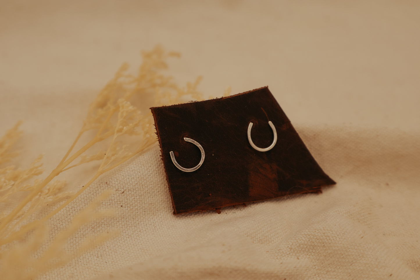 The Horseshoe Studs - Sterling Silver or Gold-Fill