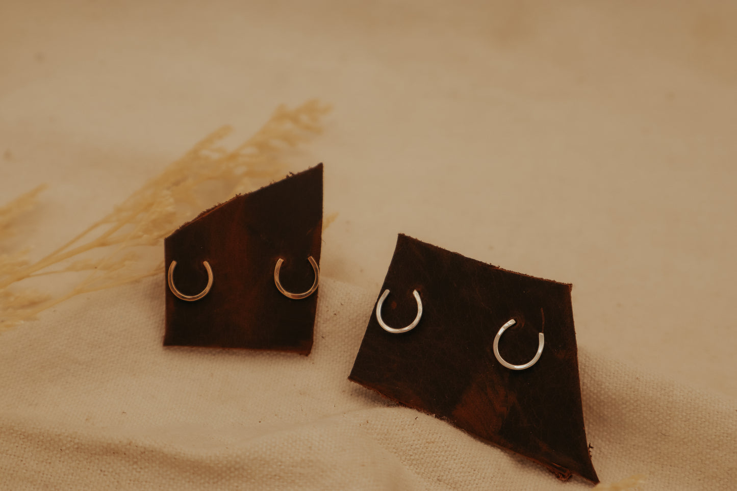 The Horseshoe Studs - Sterling Silver or Gold-Fill