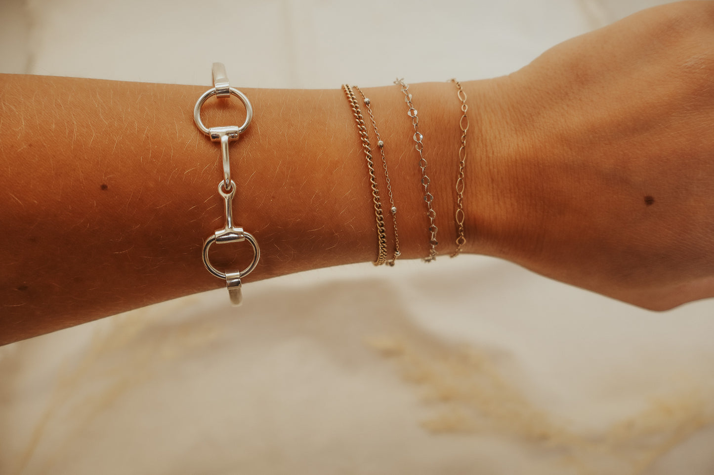 The Snaffle Bit Bangle Bracelet