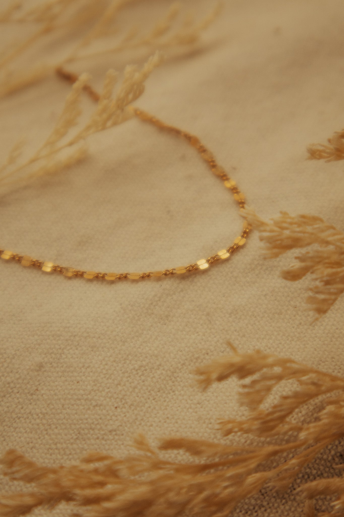 The Small Dapped Gold Chain