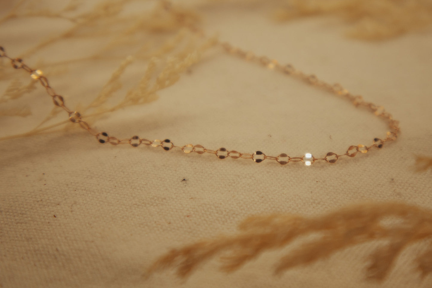 The Rose Gold Dapped Chain