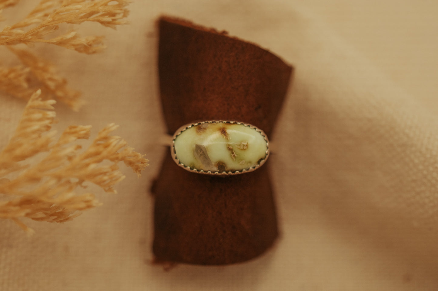 The Olive Ring - SIZE 7.5