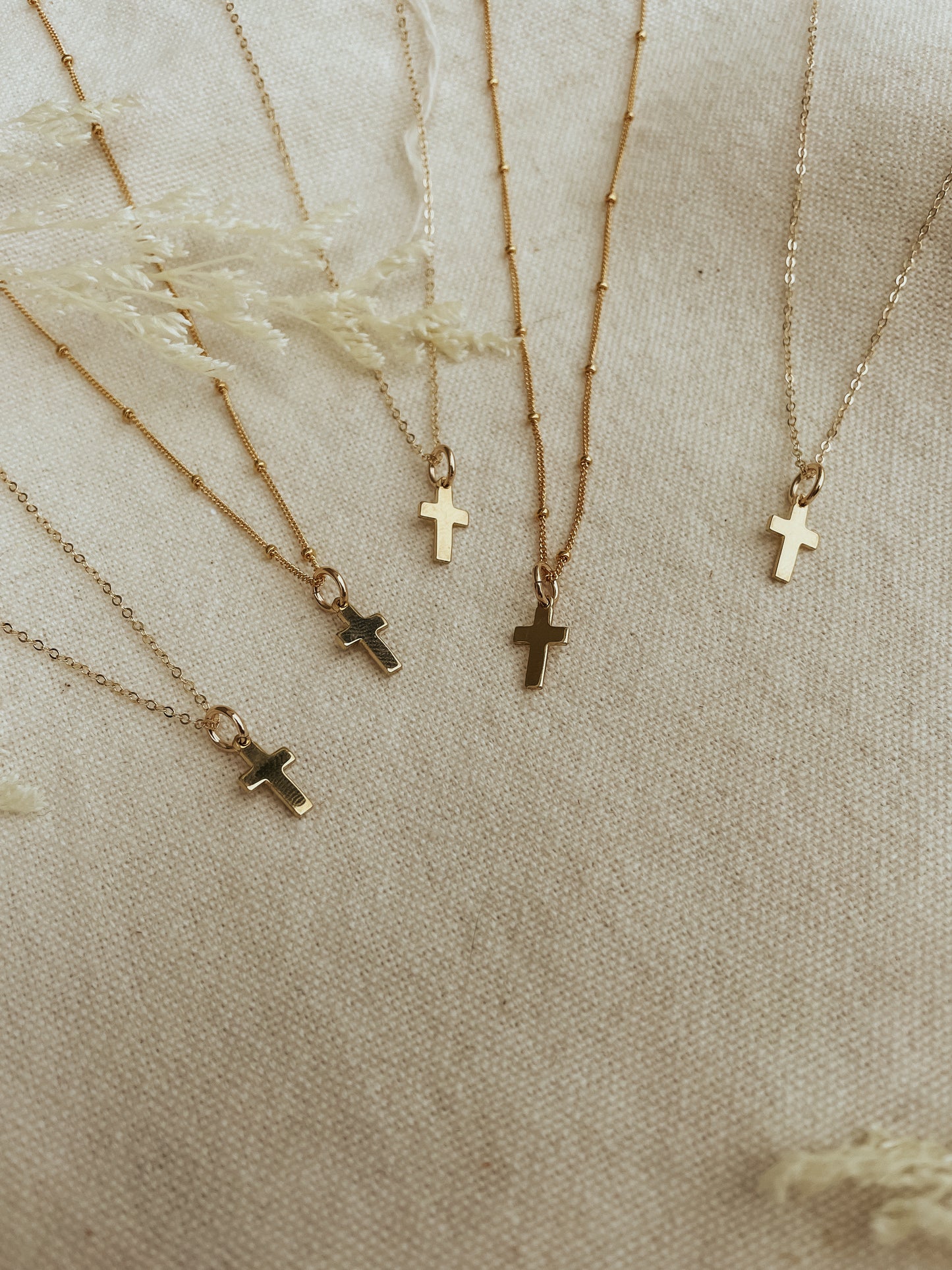 The Golden Cross Necklaces