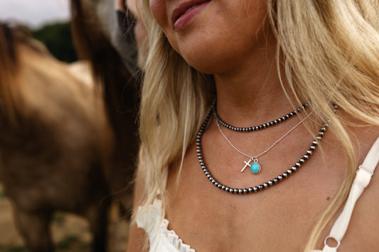 The Silver Abide Necklace