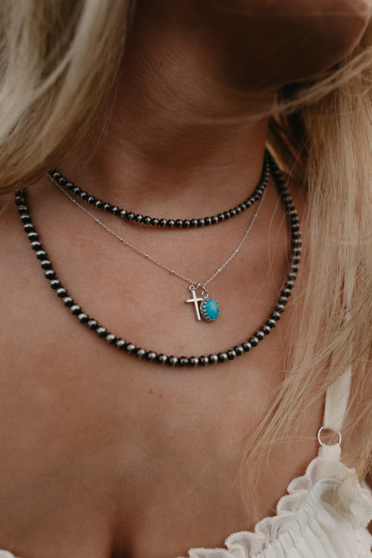 The Silver Abide Necklace