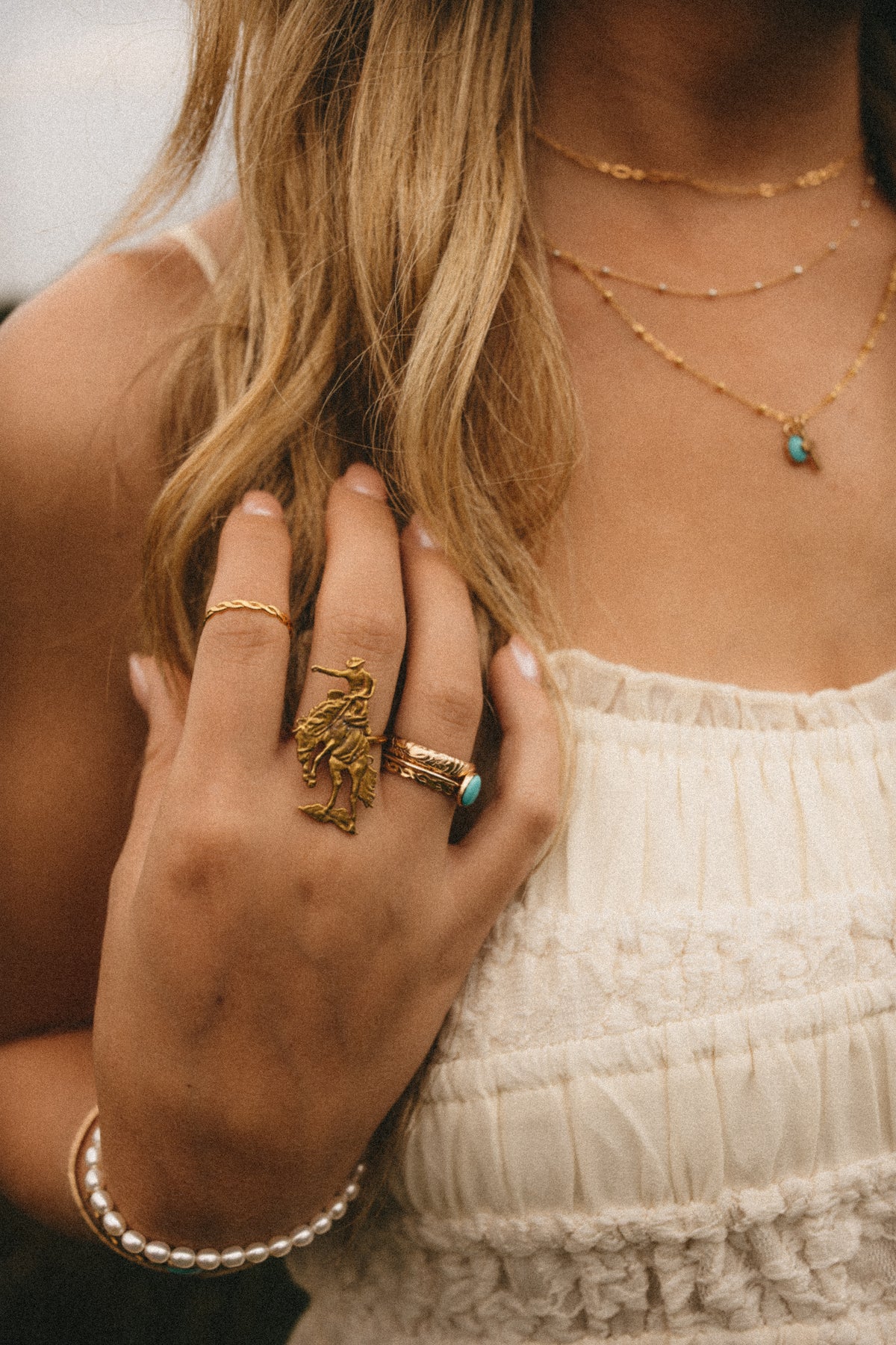 The Brass Bronc Rider Ring