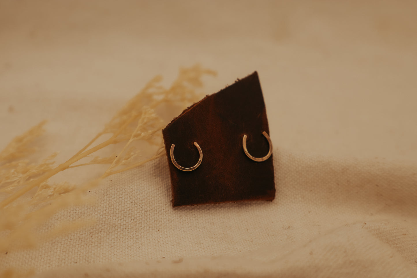The Horseshoe Studs - Sterling Silver or Gold-Fill