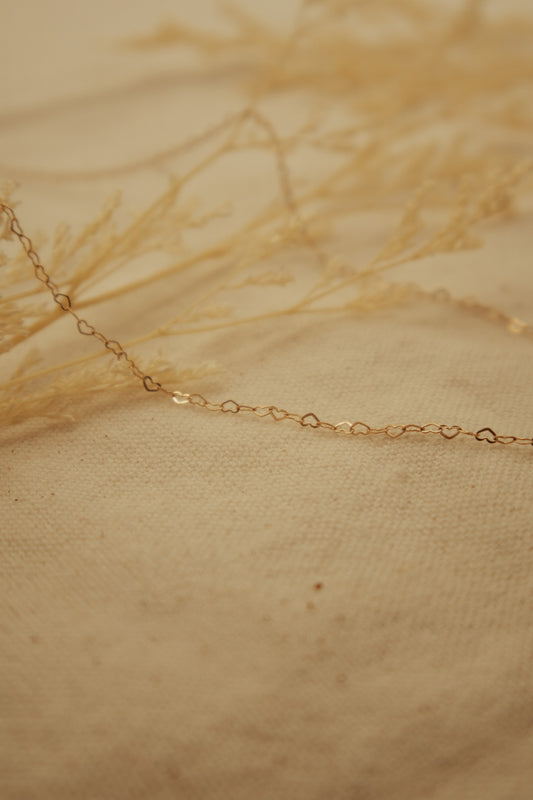 The Heart Chain Gold-Fill