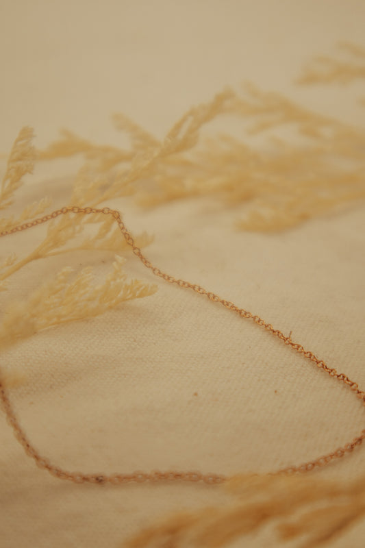 The Rose Gold Dainty Chain