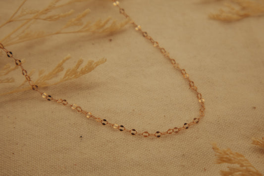 The Rose Gold Dapped Chain
