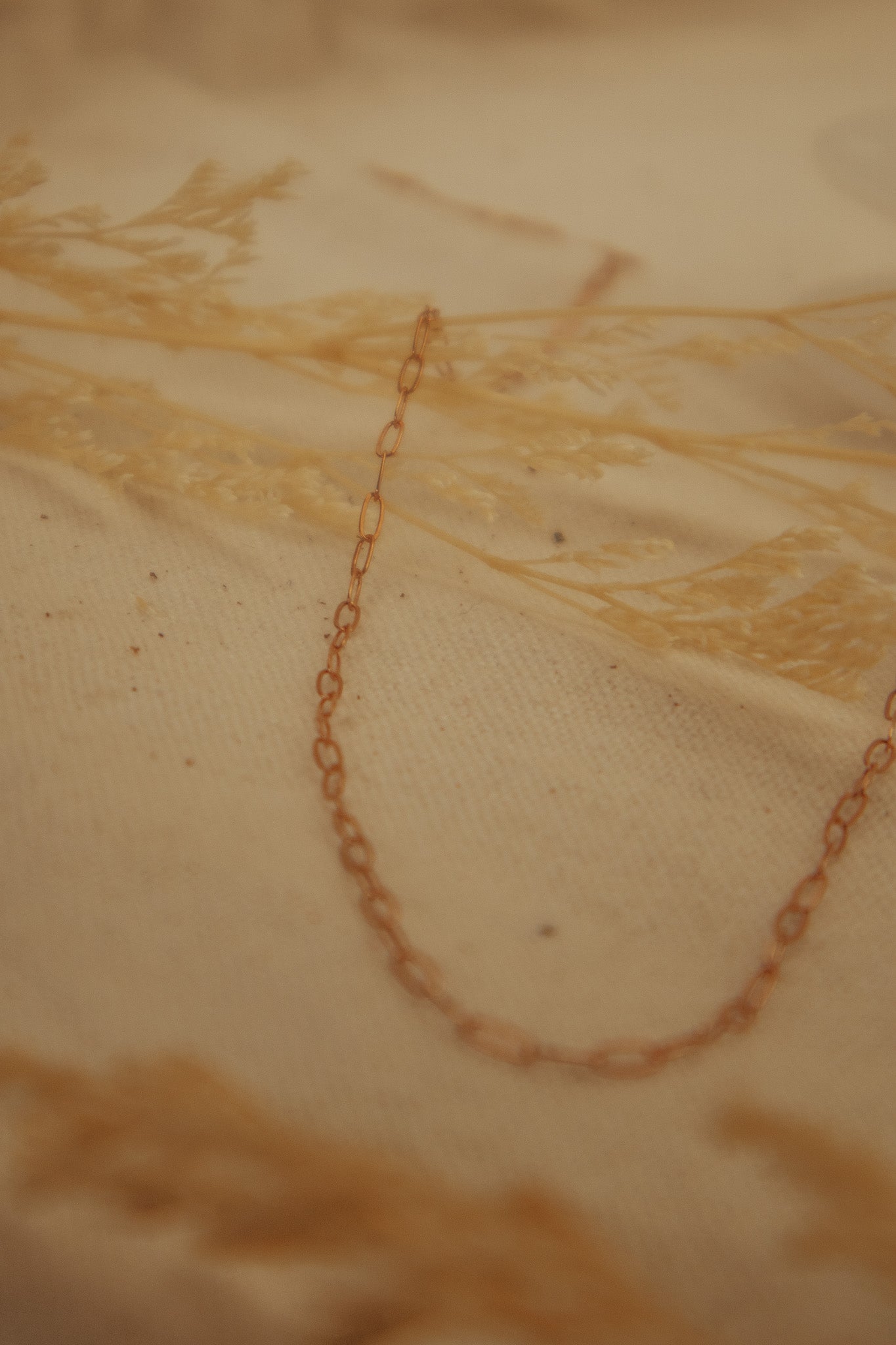 The Rose Gold Paper Clip Chain