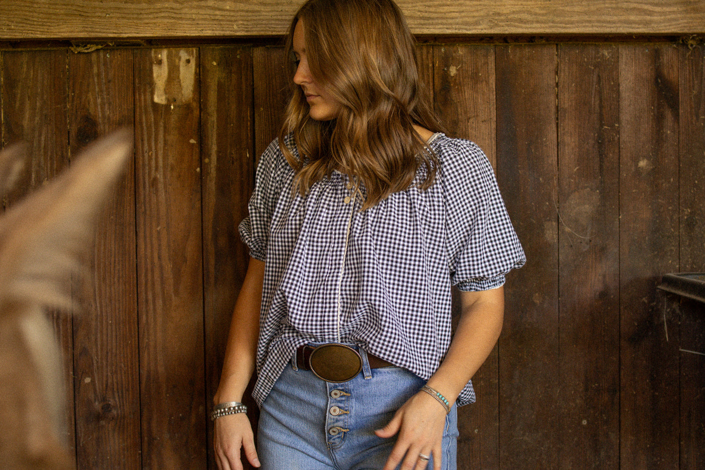 The Hattie Top - size S, (fits M/L)