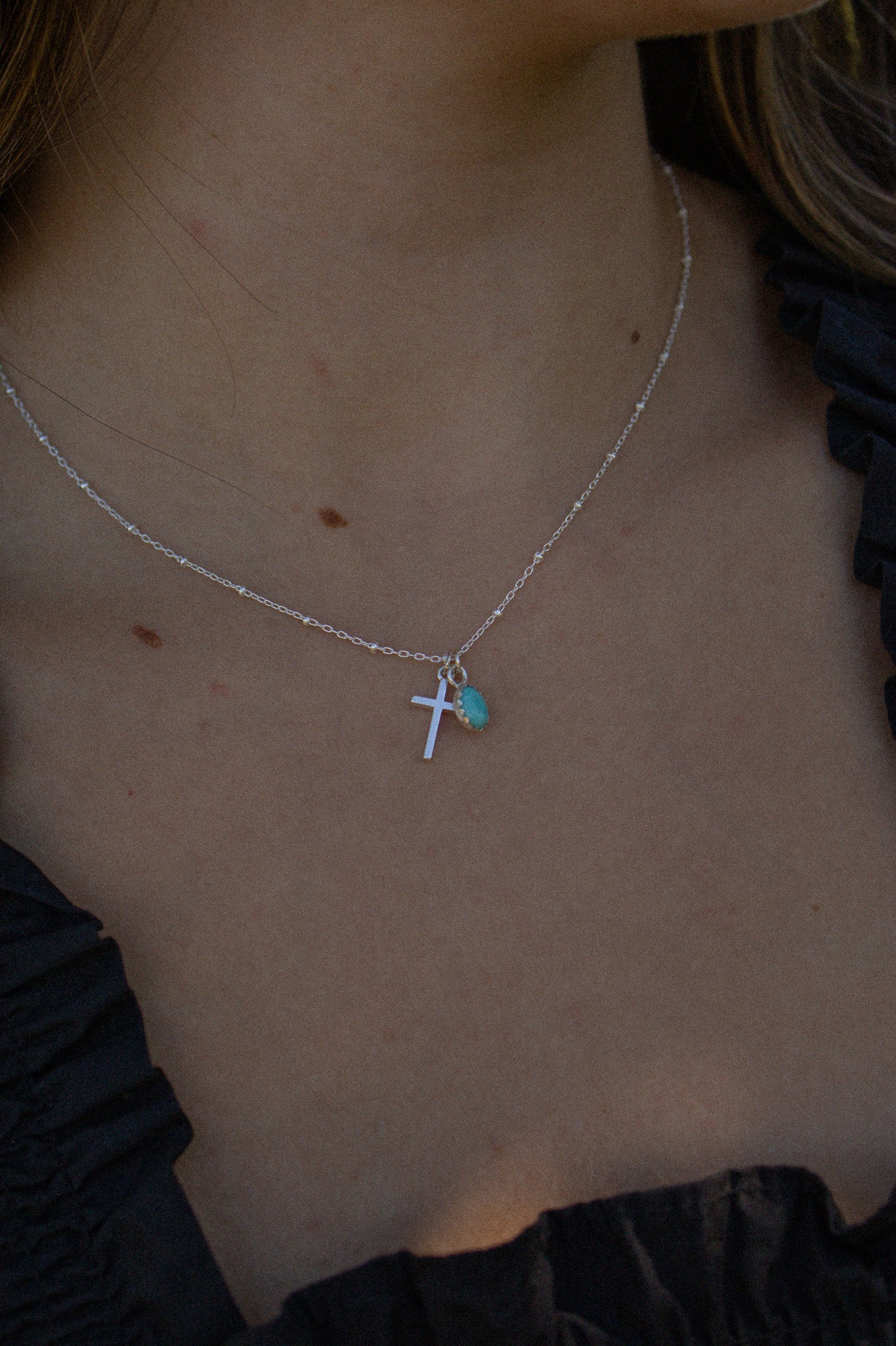 The Silver Abide Necklaces