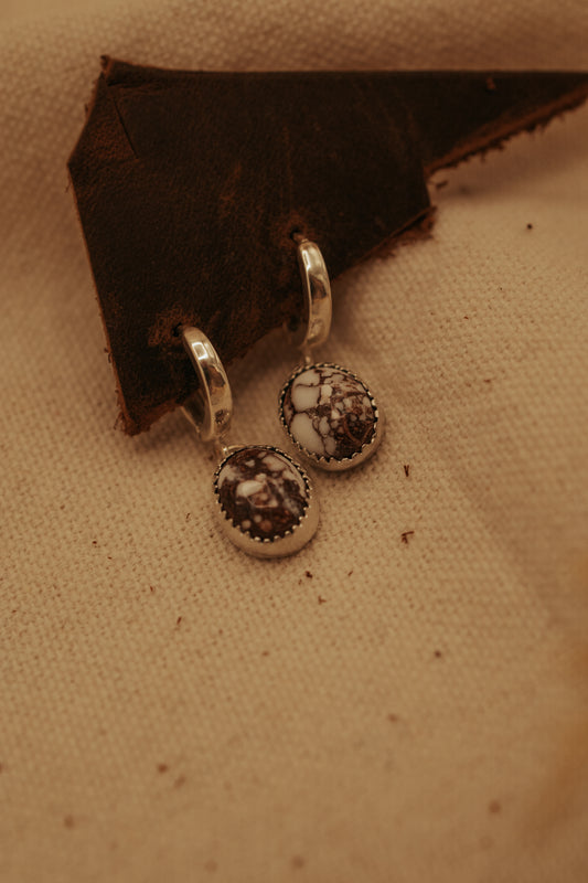 The Dottie Huggie Hoop Dangles