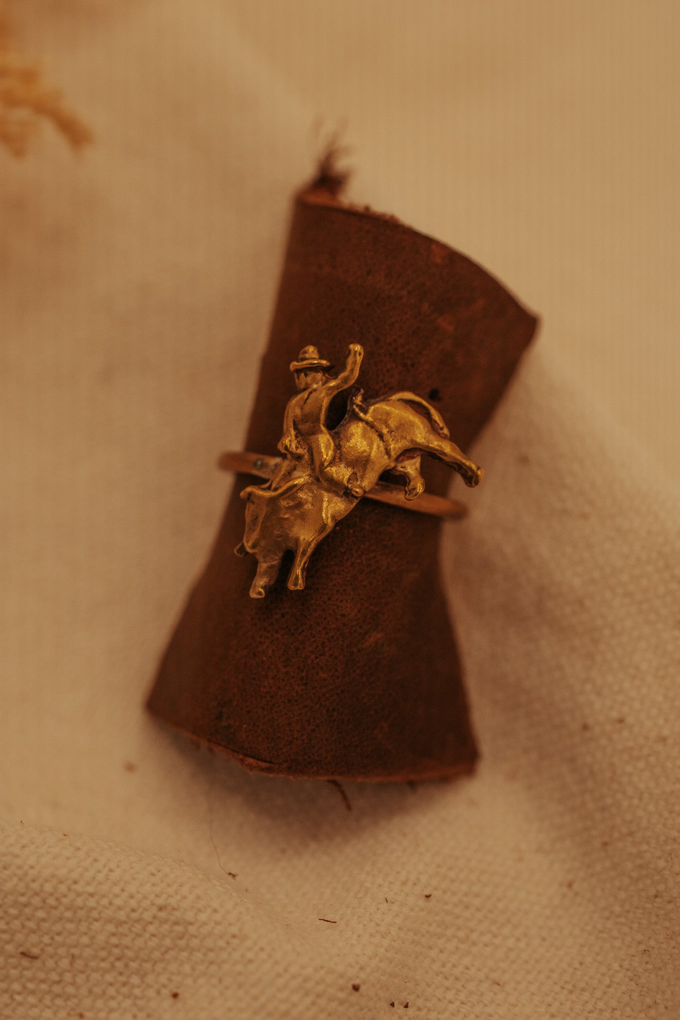 The Brass Bull Rider Ring
