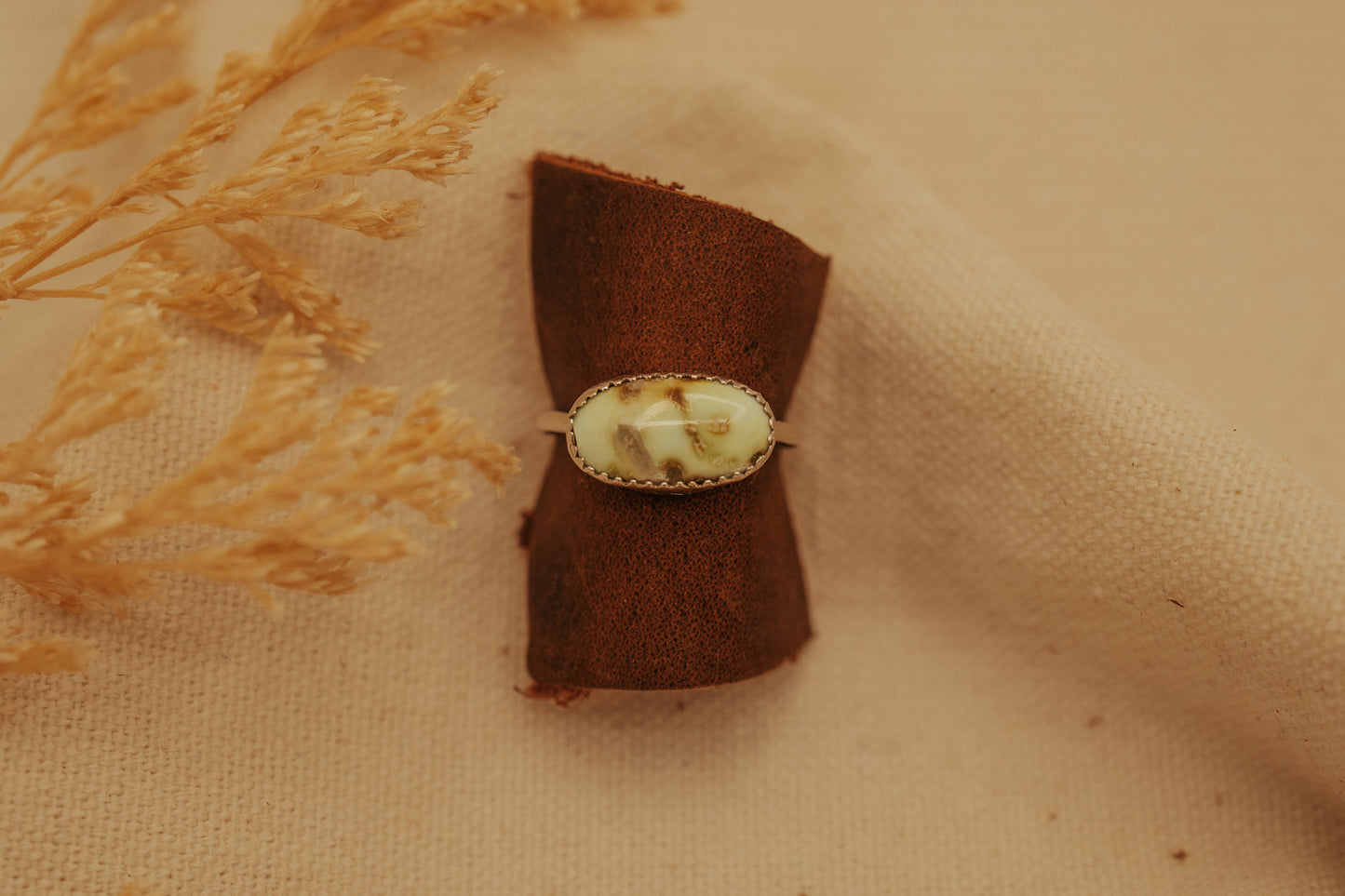 The Olive Ring - SIZE 7.5