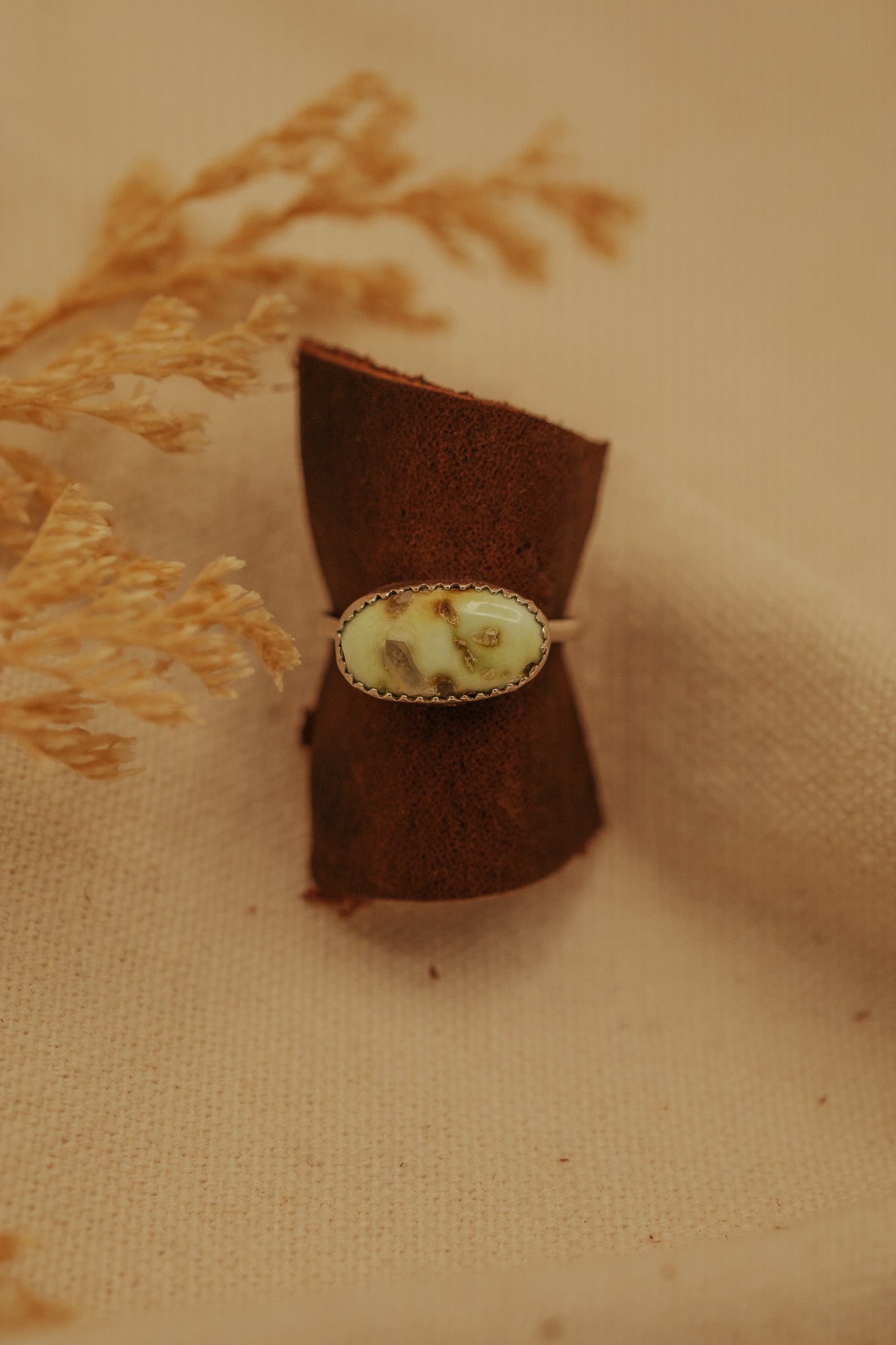 The Olive Ring - SIZE 7.5