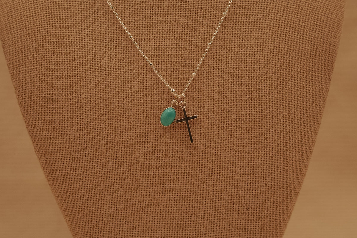 The Silver Abide Necklace