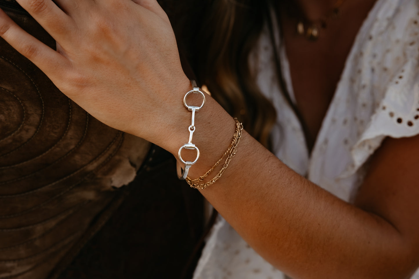 The Snaffle Bit Bangle Bracelet