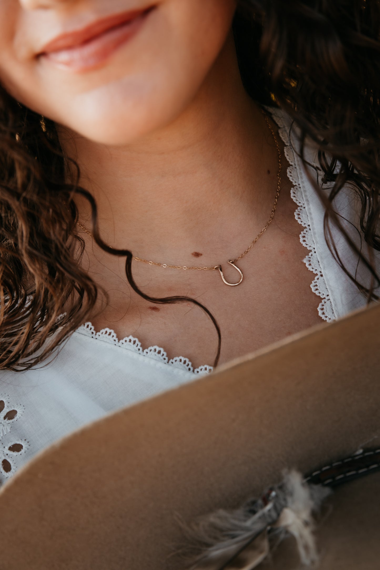 The Horseshoe Necklace - Gold-Fill