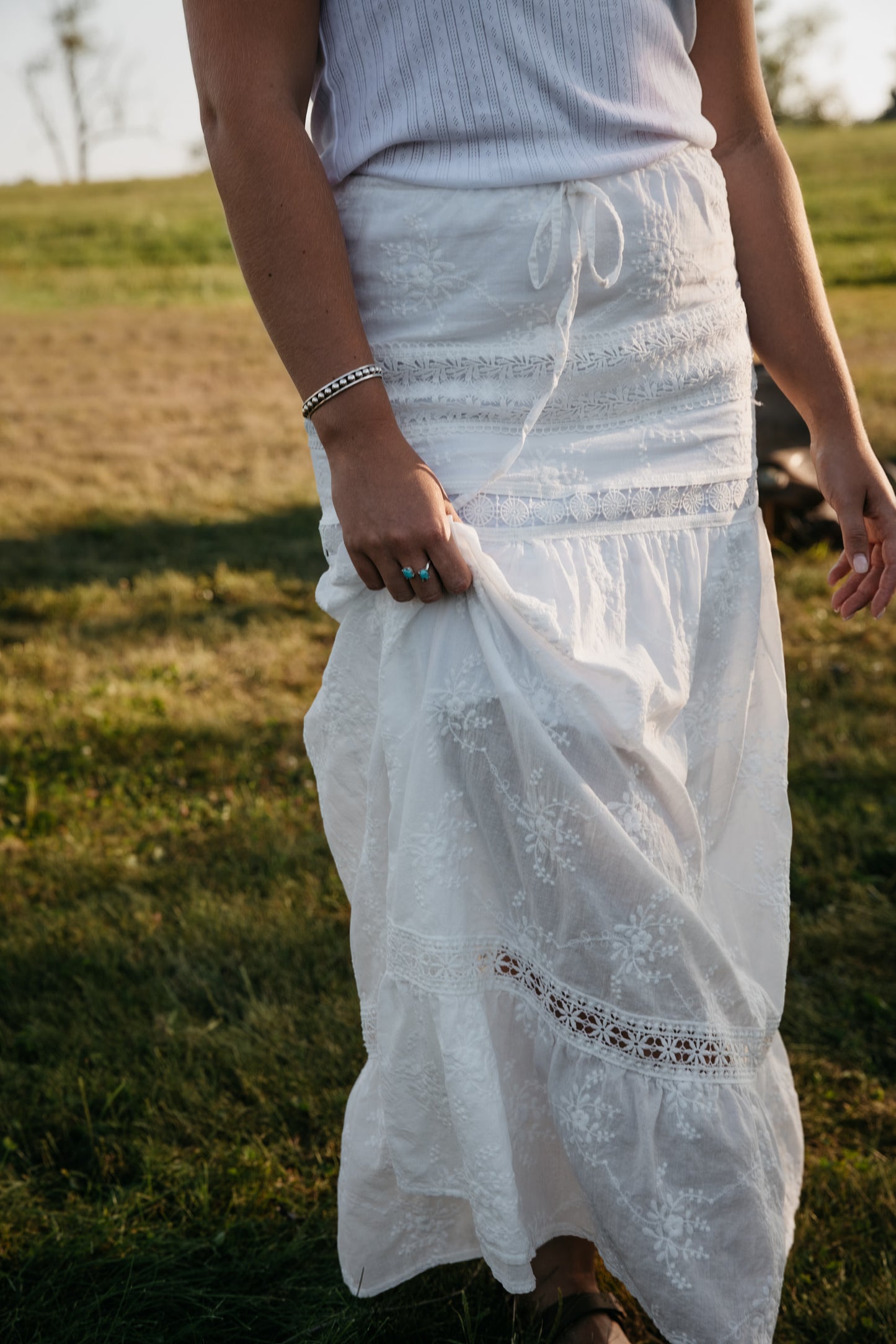 The Prairie Lace Skirt - size small