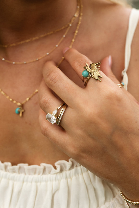 The Brass Bull Rider Ring